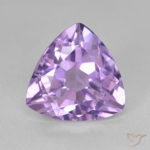 3.08ct Natürlicher Rosaig-violett Amethyst, Trillion, VS