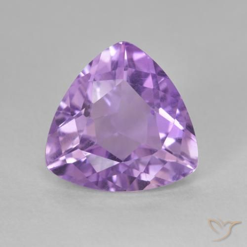 2.82ct Natürlicher Tiefes Irisviolett Amethyst, Trillion, VS
