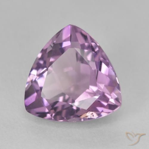 3.21ct Natürlicher gräulich-v Amethyst, Trillion, VS