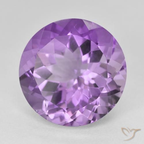 9,17 ctw natürlicher tiefviolett Amethyst, Runden, VVS
