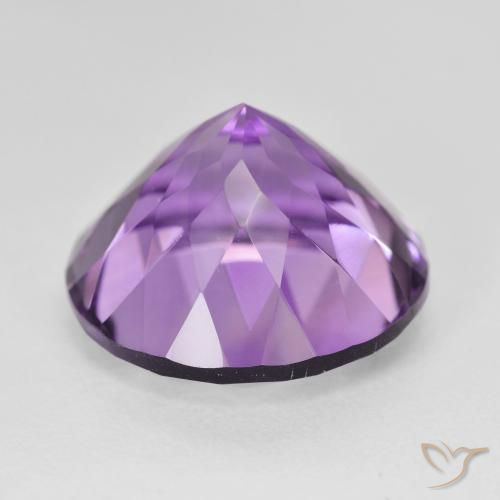 9,17 ctw natürlicher tiefviolett Amethyst, Runden, VVS