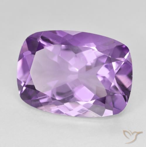 9,17 ctw natürlicher Medium Light Purplish-Violet Amethyst, Kissen, VVS