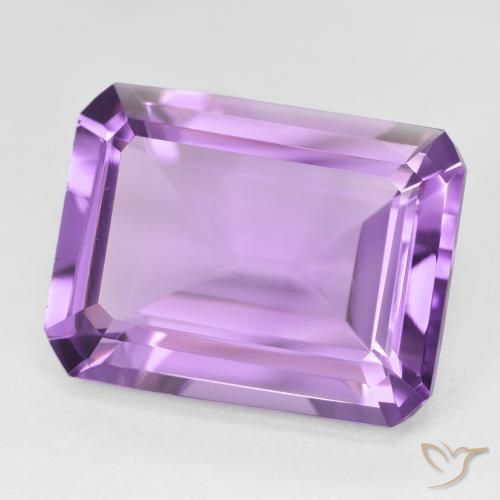 9,17 ctw natürlicher Lilaisch-violett Amethyst, Oktagonschliff, VVS