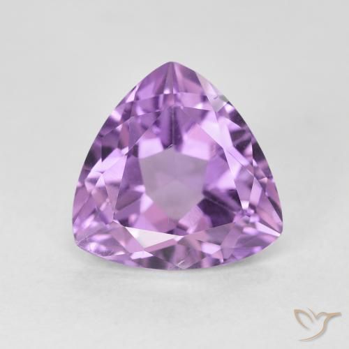 2.96ct Natürlicher Rosaig-violett Amethyst, Trillion, VS