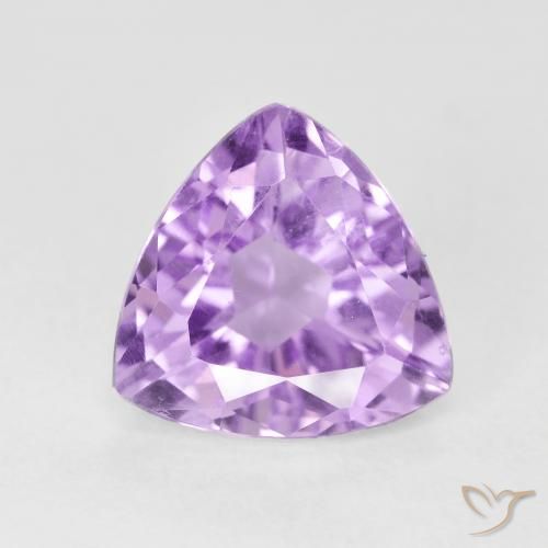 3.05ct Natürlicher Helles rosa Violett Amethyst, Trillion, VS