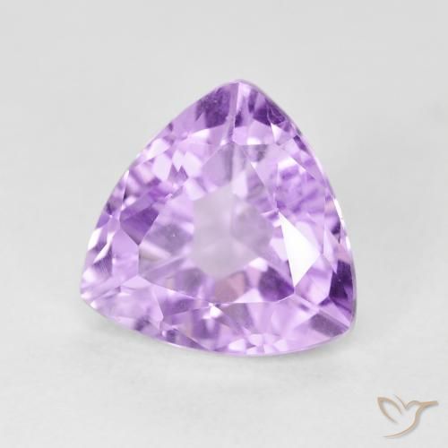 9,17 ctw natürlicher Helles rosa Violett Amethyst, Trillion, VS