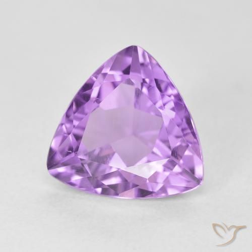 9,17 ctw natürlicher Mittelrosa Violett Amethyst, Trillion, VS