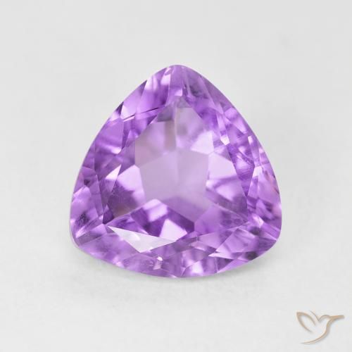 2.54ct Natürlicher Rosaig-violett Amethyst, Trillion, VS