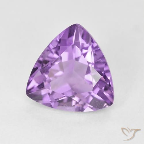 9,17 ctw natürlicher Mittelrosa Violett Amethyst, Trillion, VS