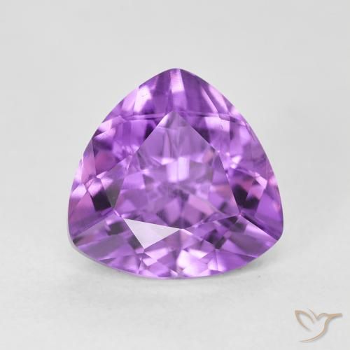 3.13ct Natürlicher Rosaig-violett Amethyst, Trillion, VS