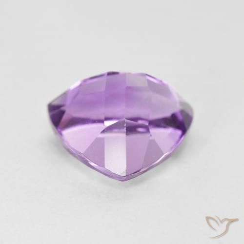 9,17 ctw natürlicher Mittelrosa Violett Amethyst, Trillion, VS