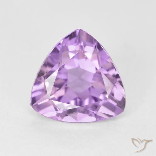 2.96ct Natürlicher Mittelrosa Violett Amethyst, Trillion, VS
