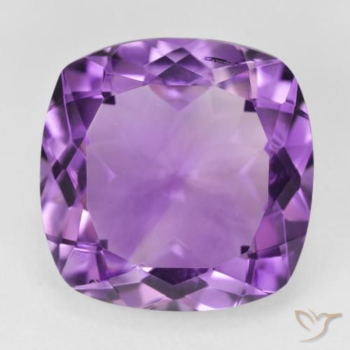 19.90ct Natürlicher tiefrosa-violett Amethyst, Kissen, VVS-VS