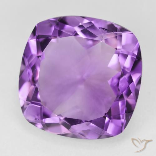 9,17 ctw natürlicher tiefrosa-violett Amethyst, Kissen, VVS-VS
