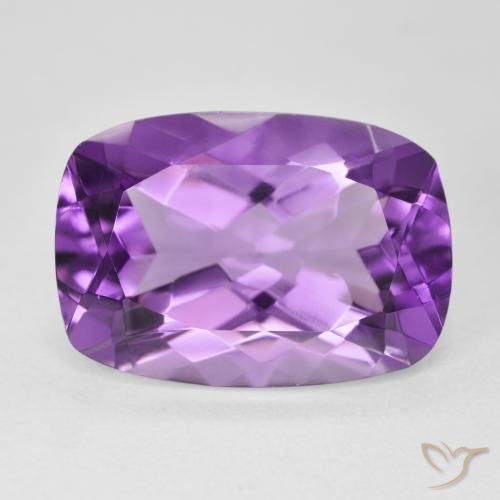 11.88ct Natürlicher Mittelviolett Amethyst, Kissen, VVS-VS