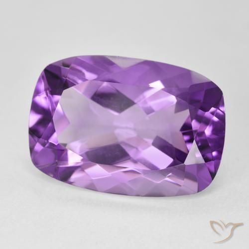9,17 ctw natürlicher Mittelviolett Amethyst, Kissen, VVS-VS