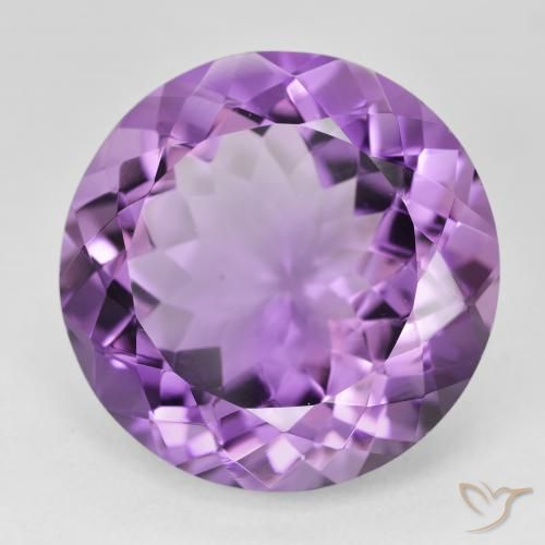 9,17 ctw natürlicher Rosaig-violett Amethyst, Runden, VVS