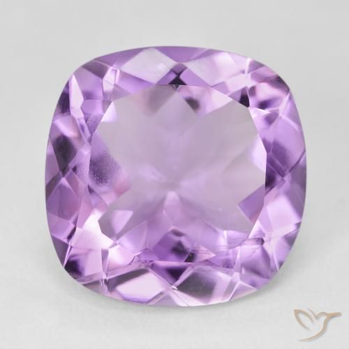 12.96ct Natürlicher Rosaig-violett Amethyst, Kissen, VVS-VS