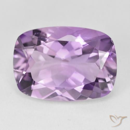 12.30ct Natürlicher Mittelrosa Violett Amethyst, Kissen, VVS
