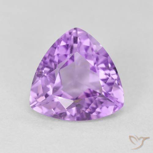 2.86ct Natürlicher Mittelviolett Amethyst, Trillion, VS