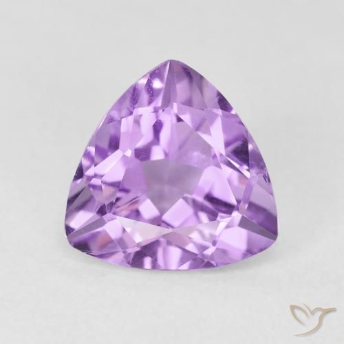 2.79ct Natürlicher Rosaig-violett Amethyst, Trillion, VS