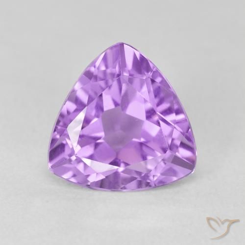 3.02ct Natürlicher Hellrosa Violett Amethyst, Trillion, VS
