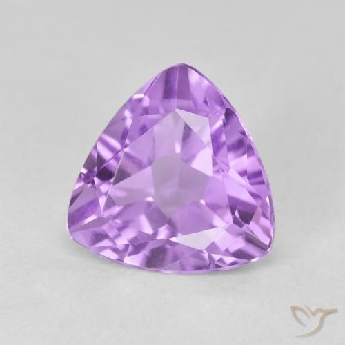 9,17 ctw natürlicher Hellrosa Violett Amethyst, Trillion, VS