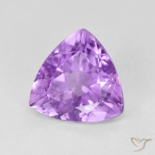 9,17 ctw natürlicher Helles rosa Violett Amethyst, Trillion, VS