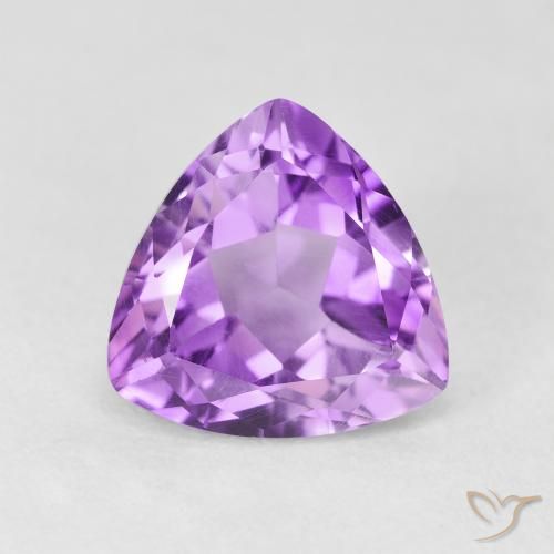 3.16ct Natürlicher Rosaig-violett Amethyst, Trillion, VVS-VS