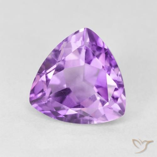9,17 ctw natürlicher Rosaig-violett Amethyst, Trillion, VVS-VS