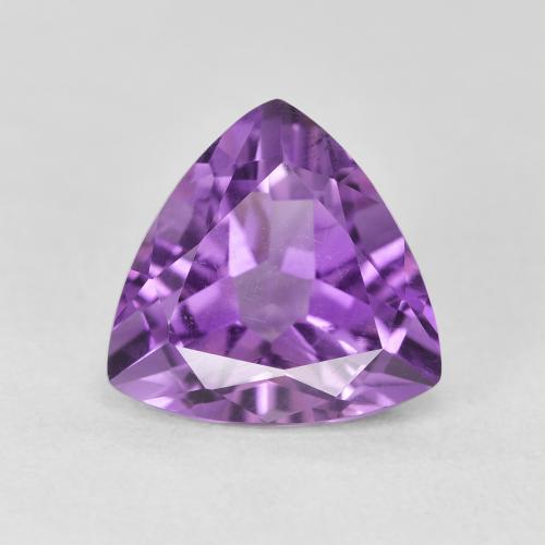 3.07ct Natürlicher Medium Light Purplish-Violet Amethyst, Trillion, VVS-VS