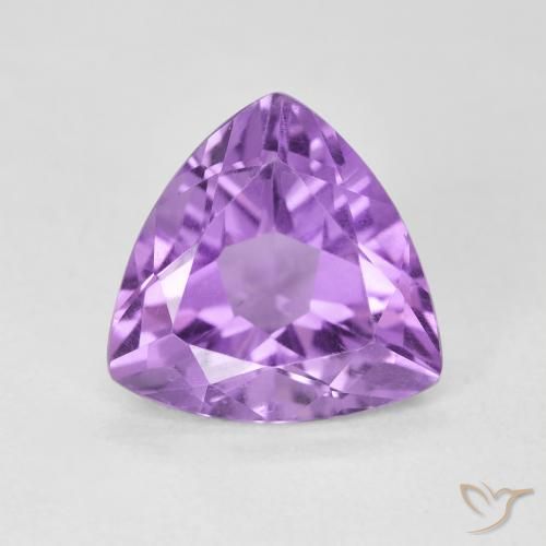 2.79ct Natürlicher Rosaig-violett Amethyst, Trillion, VS