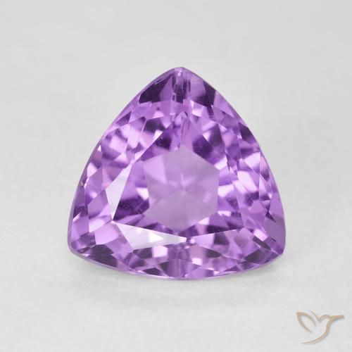 2.98ct Natürlicher Rosaig-violett Amethyst, Trillion, VS