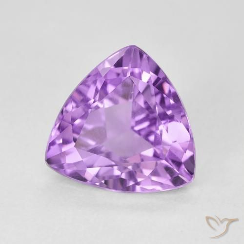 9,17 ctw natürlicher Rosaig-violett Amethyst, Trillion, VS