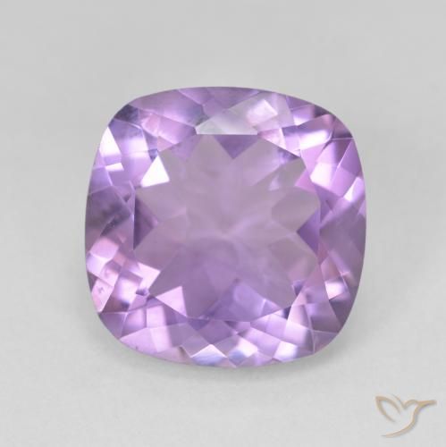 10.97ct Natürlicher Mittelviolett Amethyst, Kissen, VVS