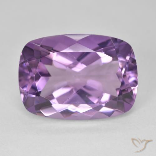 13.63ct Natürlicher Lilaisch-violett Amethyst, Kissen, VVS