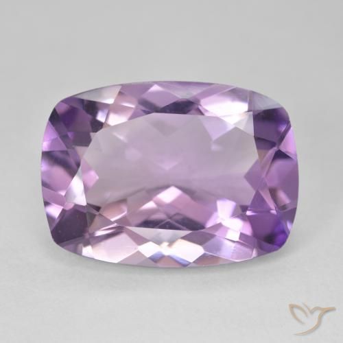 11.51ct Natürlicher Rosaig-violett Amethyst, Kissen, VVS