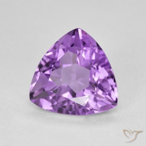 9,17 ctw natürlicher Mittelrosa Violett Amethyst, Trillion, VVS-VS