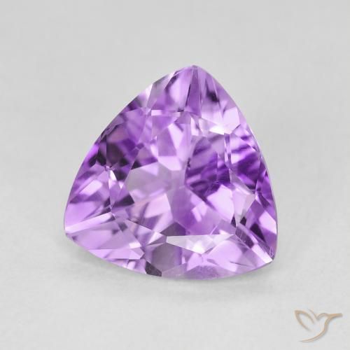 9,17 ctw natürlicher Rosaig-violett Amethyst, Trillion, VVS-VS