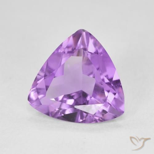 9,17 ctw natürlicher Rosaig-violett Amethyst, Trillion, VVS-VS