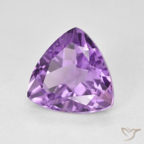 9,17 ctw natürlicher Medium Light Purplish-Violet Amethyst, Trillion, VVS-VS