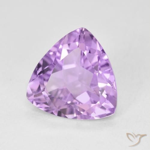 9,17 ctw natürlicher Rosaig-violett Amethyst, Trillion, VVS-VS