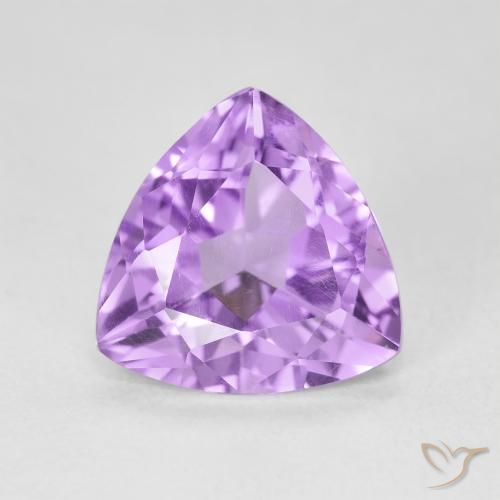 2.90ct Natürlicher Rosaig-violett Amethyst, Trillion, VVS-VS