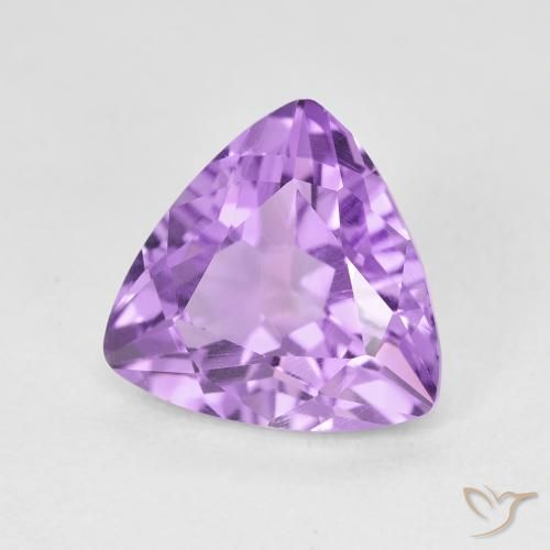 9,17 ctw natürlicher Rosaig-violett Amethyst, Trillion, VVS-VS