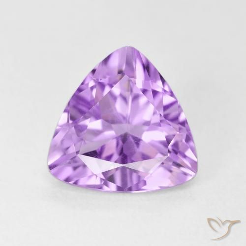 2.79ct Natürlicher Hellrosa Violett Amethyst, Trillion, VVS-VS