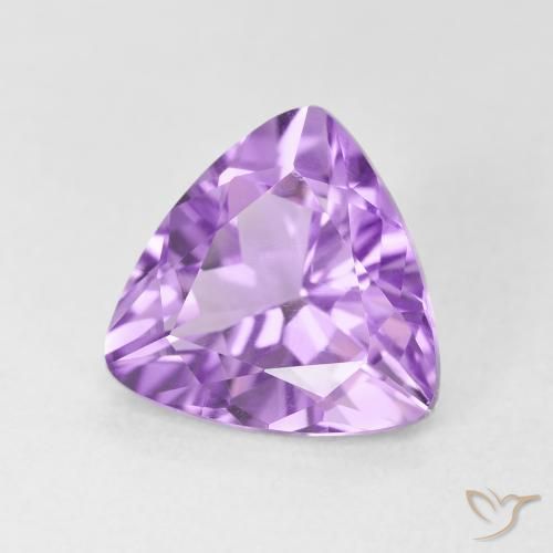 9,17 ctw natürlicher Hellrosa Violett Amethyst, Trillion, VVS-VS