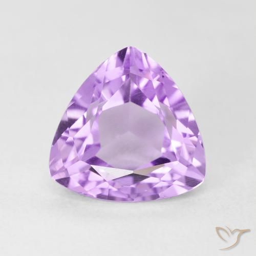 3.14ct Natürlicher hellviolett Amethyst, Trillion, VVS-VS