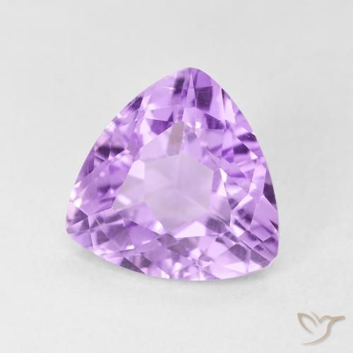 9,17 ctw natürlicher Hellrosa Violett Amethyst, Trillion, VVS-VS