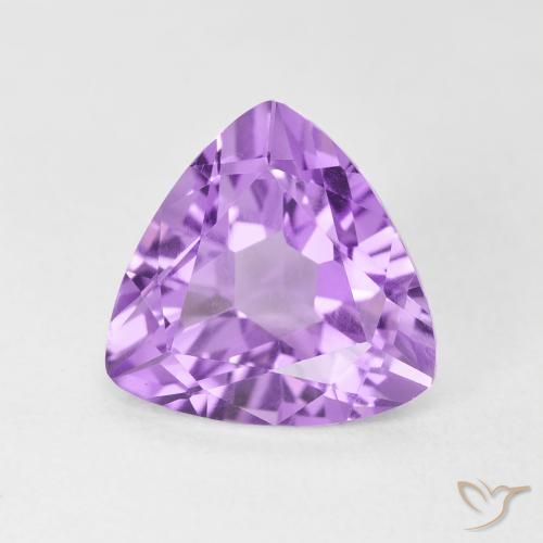 2.86ct Natürlicher hellviolett Amethyst, Trillion, VVS-VS
