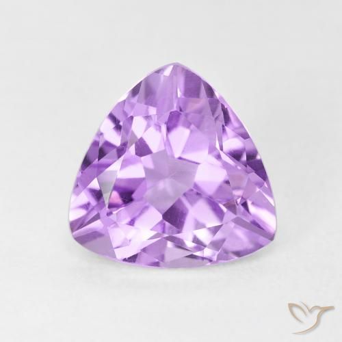 2.93ct Natürlicher Hellrosa Violett Amethyst, Trillion, VVS-VS